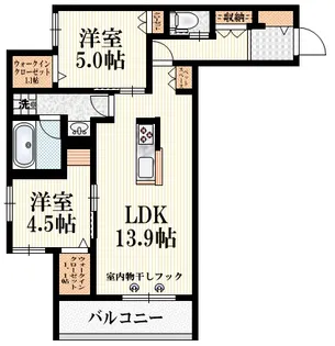 エルズプラス高円寺南【3階】の間取り