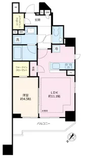 シティテラス文京小石川【1階】の間取り