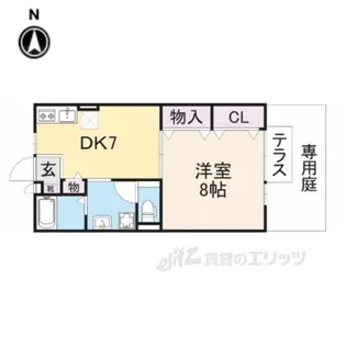 メゾン・ド・エスポワール【1階】の間取り