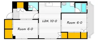 京橋ビル新館【3階】の間取り