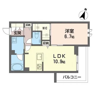 ロワール【2階】の間取り