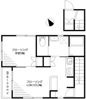 メゾン・ド・リラ【2階】の間取り
