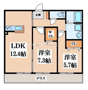 Cher II【1階】の間取り