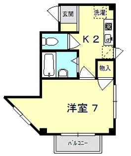 ハイムヒラガ【2階】の間取り