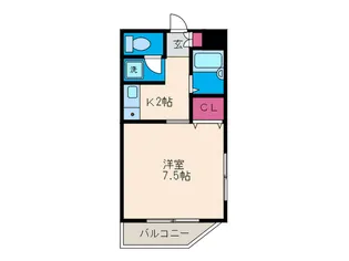 ハイデルベルク箕面【1階】の間取り