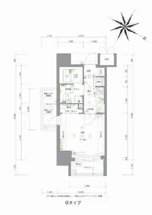 サヴォイオーサーズプレイス【4階】の間取り