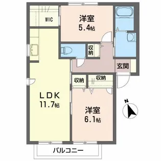 サン・カシオペア C【2階】の間取り