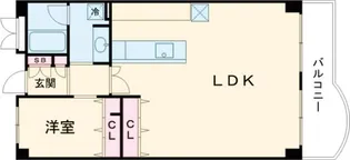 マリンパレス明石【10階】の間取り