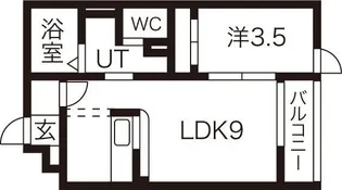 アネシス盛岡【2階】の間取り
