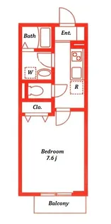 モンセリシェ【1階】の間取り