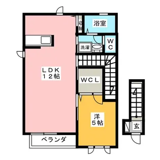 ハッピー8 G【2階】の間取り