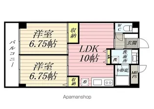 ガーデン山内3【3階】の間取り