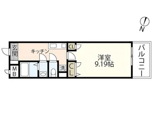 第16友建ビル【3階】の間取り