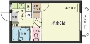 ウラヌスB【2階】の間取り