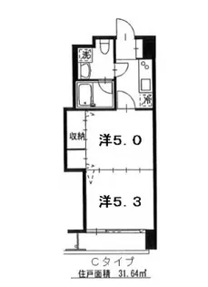 定禅寺HILL【12階】の間取り