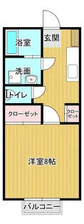 コーポアイF【2階】の間取り
