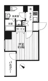 CREALpremier八丁堀【2階】の間取り