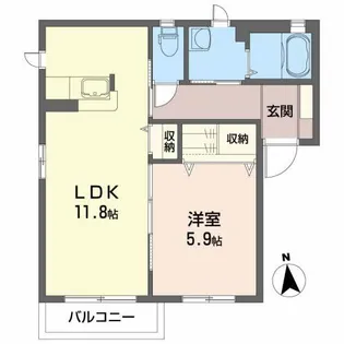 シャインステージ【1階】の間取り