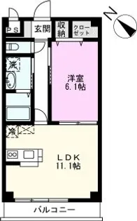 セカンドルームス【3階】の間取り
