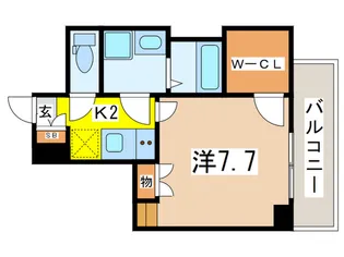 リヴシティ錦糸町四番館【2階】の間取り