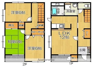 ジャンティービレッジ弐番館の間取り