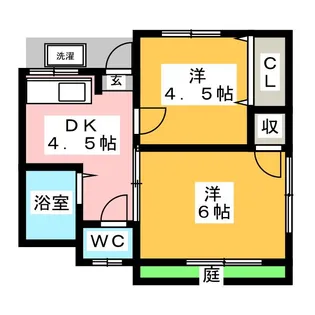 いずみ荘【1階】の間取り