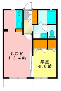 コーラルリーフII【2階】の間取り