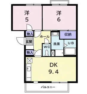 リヴィエールヤサキ【3階】の間取り