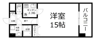 エクセレンス片島【3階】の間取り