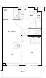 ルーブル大森西【4階】の間取り