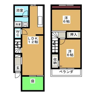 Appartmentサンク【1階】の間取り
