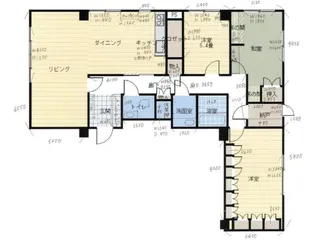 ヒルズ砂土原【5階】の間取り