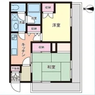 ファミール糸田【3階】の間取り