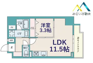 URBANAGE新横浜【7階】の間取り