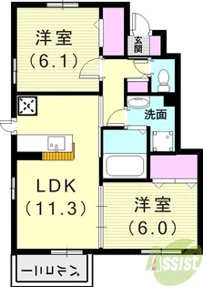 グランツ【1階】の間取り