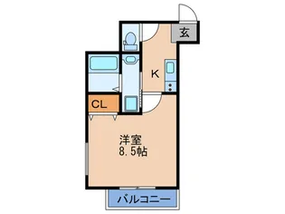 フジパレス三津屋VI番館【2階】の間取り