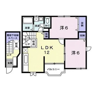 プリエール A【2階】の間取り