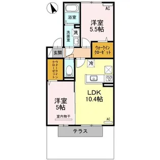 ボスコ・コルテシーア【1階】の間取り
