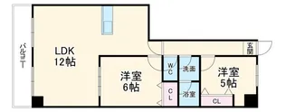 MS.hills千里丘north【2階】の間取り