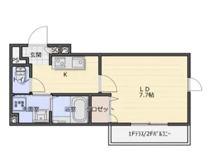 ルミエール【1階】の間取り