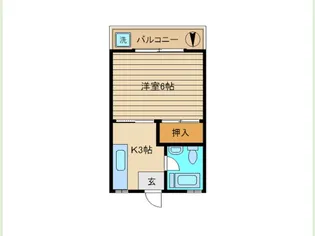 登喜和マンション【3階】の間取り