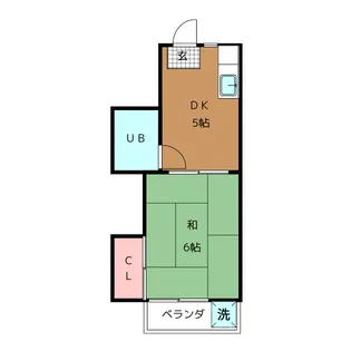 三和ハイツ【2階】の間取り