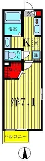 パサージュ南水元【1階】の間取り