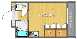 アーネスト山手I【4階】の間取り