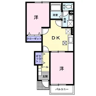 グレイスFuji【1階】の間取り