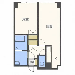 あかねレジデンス【1階】の間取り