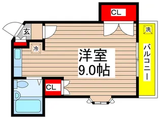 ステュディオ海神【1階】の間取り