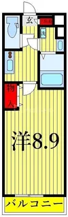 アクシス瑞江【2階】の間取り