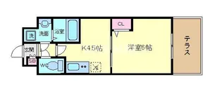 アクアプレイス京都三条朱雀【4階】の間取り