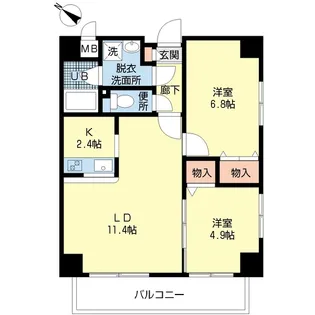 ECLAIR【5階】の間取り